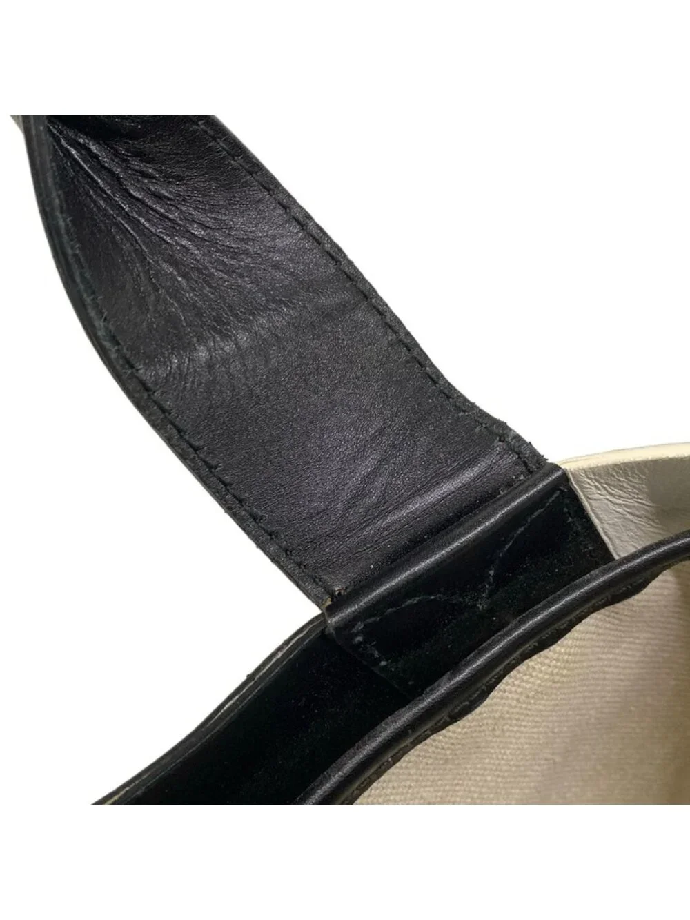 Balenciaga Tote Bag Marine Black Leather